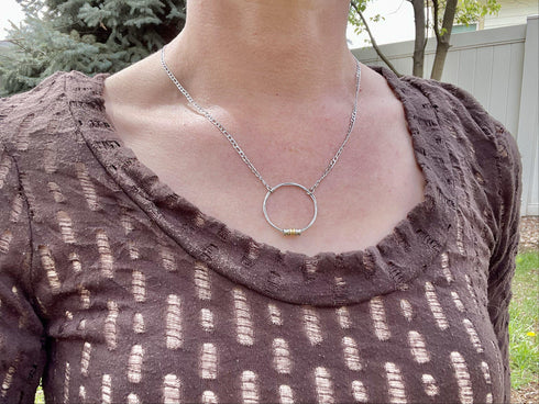 Single Hoop Necklace