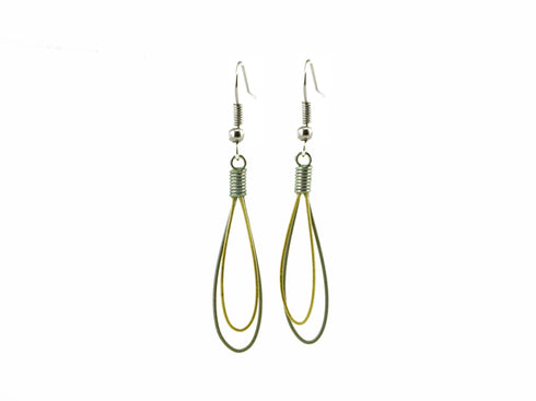 Mark Daly Double Teardrop Earrings