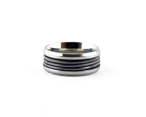 Mark Daly Silver Guitar String Ring