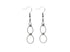 Double Hoop Drop Earrings